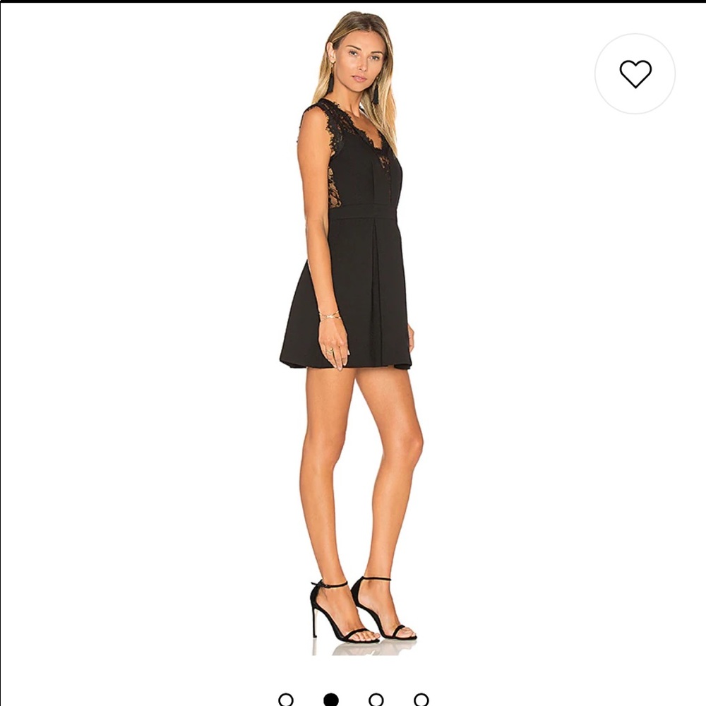 Black lace inset dress BCBGeneration